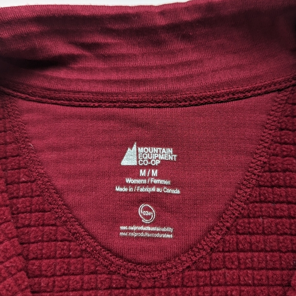 Mountain Equipment Co-op MEC 1/2 zip Sweater Polartec Size Medium - Picture 7 of 12